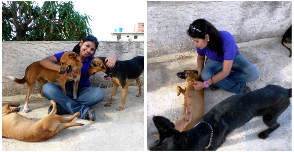 Esta mujer es la voz de muchos animales que sufren y se merece toda nuestra admiración