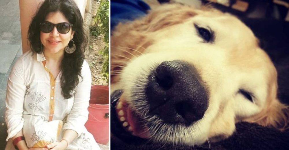 Mansi, la mujer que compartió con su amado perro el día más importante de su vida