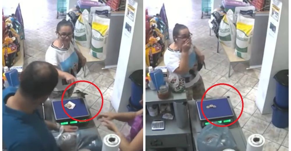 Un pajarito entra a una tienda, comete un delito y huye de la escena