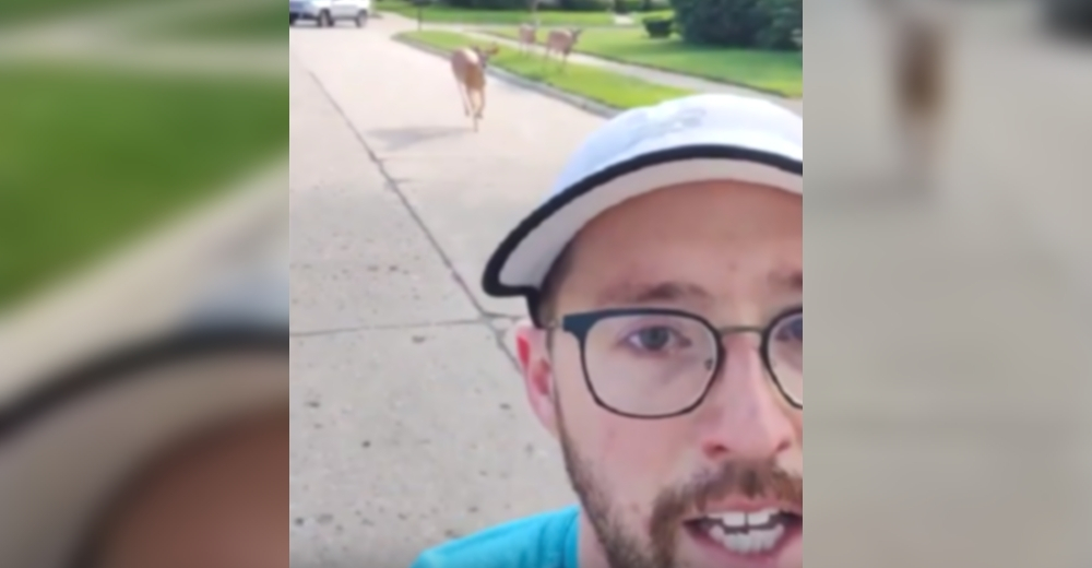 Un joven sale a correr como todos los días y de pronto se da cuenta que estaba siendo perseguido