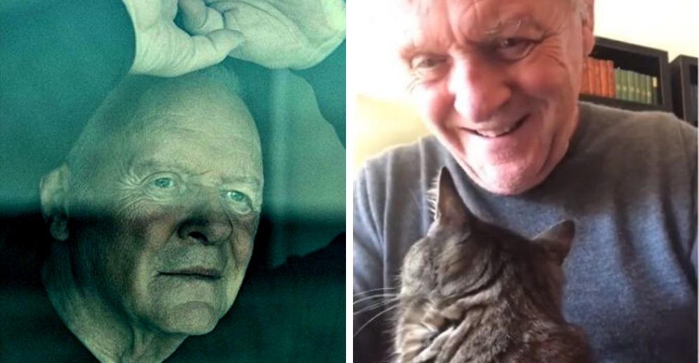 Anthony Hopkins muestra cómo pasa la cuarentena tocando el piano para su exigente gatito