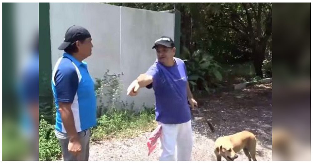 Los vecinos le dan una lección al hombre que se niega a recoger la caca de su perro